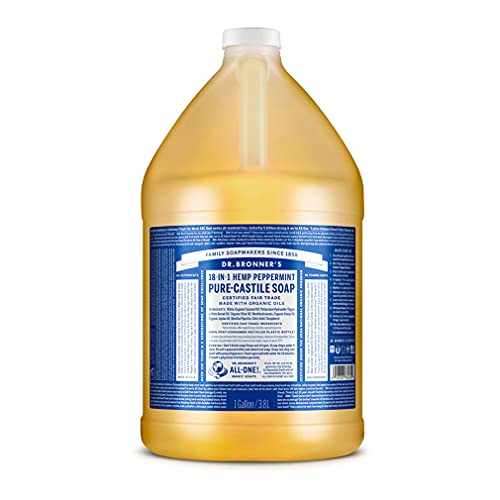 Pure-Castile Liquid Soap (Peppermint, 32 ounce) X8045
