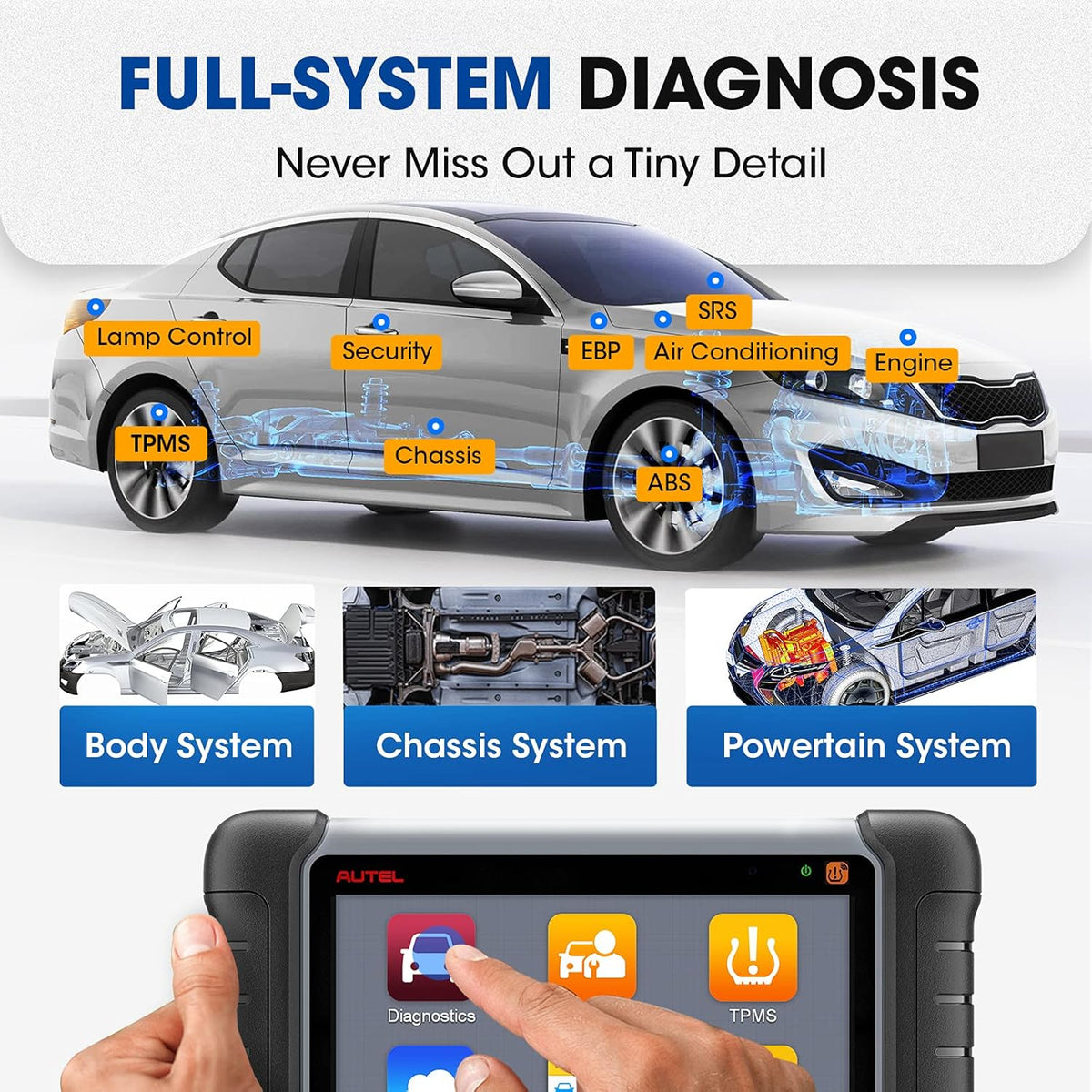 Autel MaxiPRO MP808TS Scanner with TPMS Service O150108