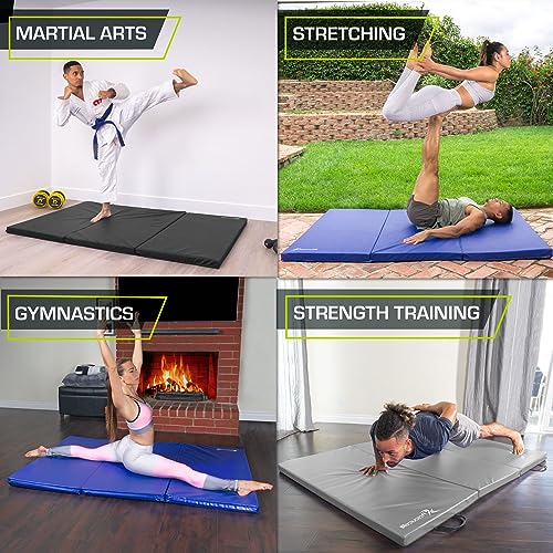 Tri-Fold Folding Exercise Mats 6 x 4-in X680898