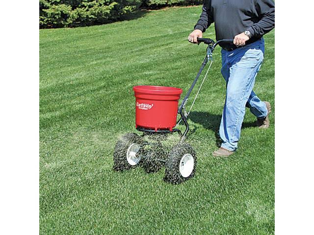 50 Pound Broadcast Walk Behind Seed & Salt Spreader J360