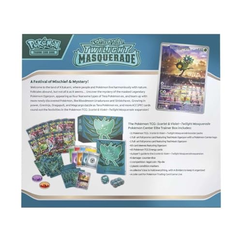 Teal Mask Ogerpon Pokemon TCG Elite Trainer Box E250874