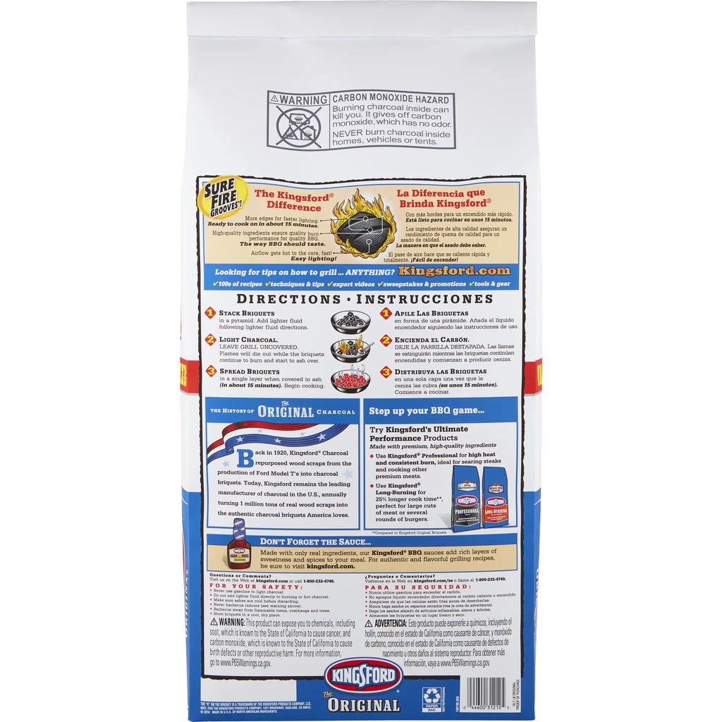 Two 16.7 lb Bags Charcoal Briquettes N88084