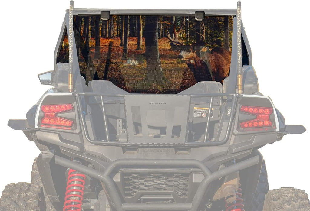 Rear Windshield 1/4 Thick Polycarbonate Lightly Tinted Q8059
