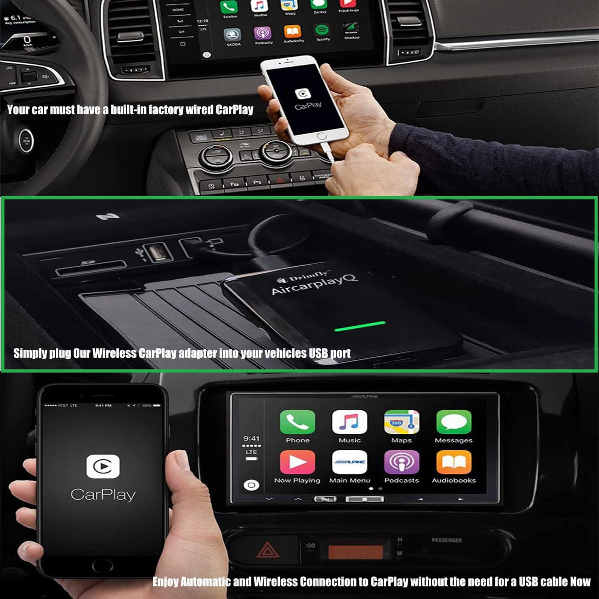 Wireless CarPlay Adapter C747