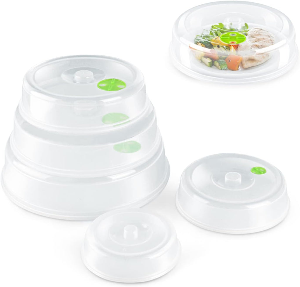 Set of 5 Green Microwave Covers Q395084