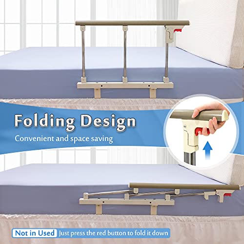 Collapsible Half Bedrails for Hospital Bed F724237