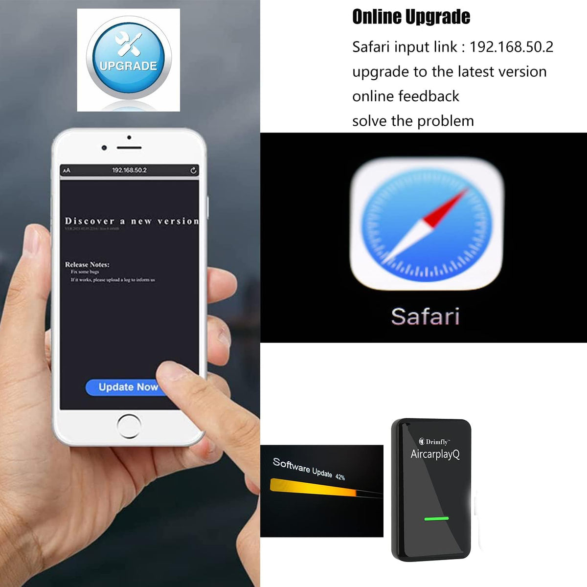 Wireless CarPlay Adapter C747