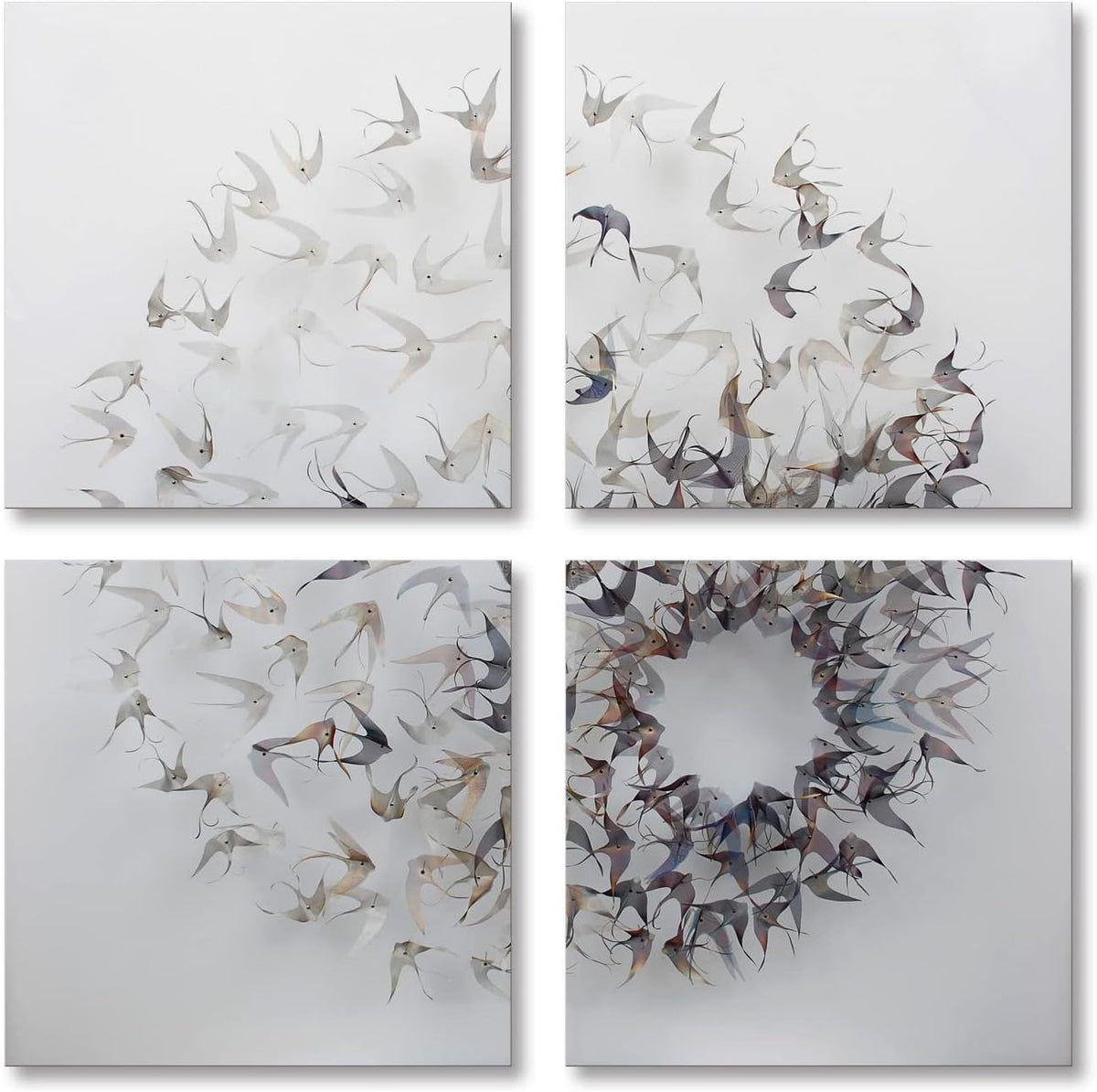 Abstract Fish Canvas Wall Art 30x30 inch R783987