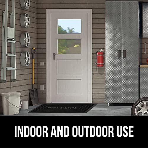 Gray Diamond 17x29 Natural Rubber Doormat D845209