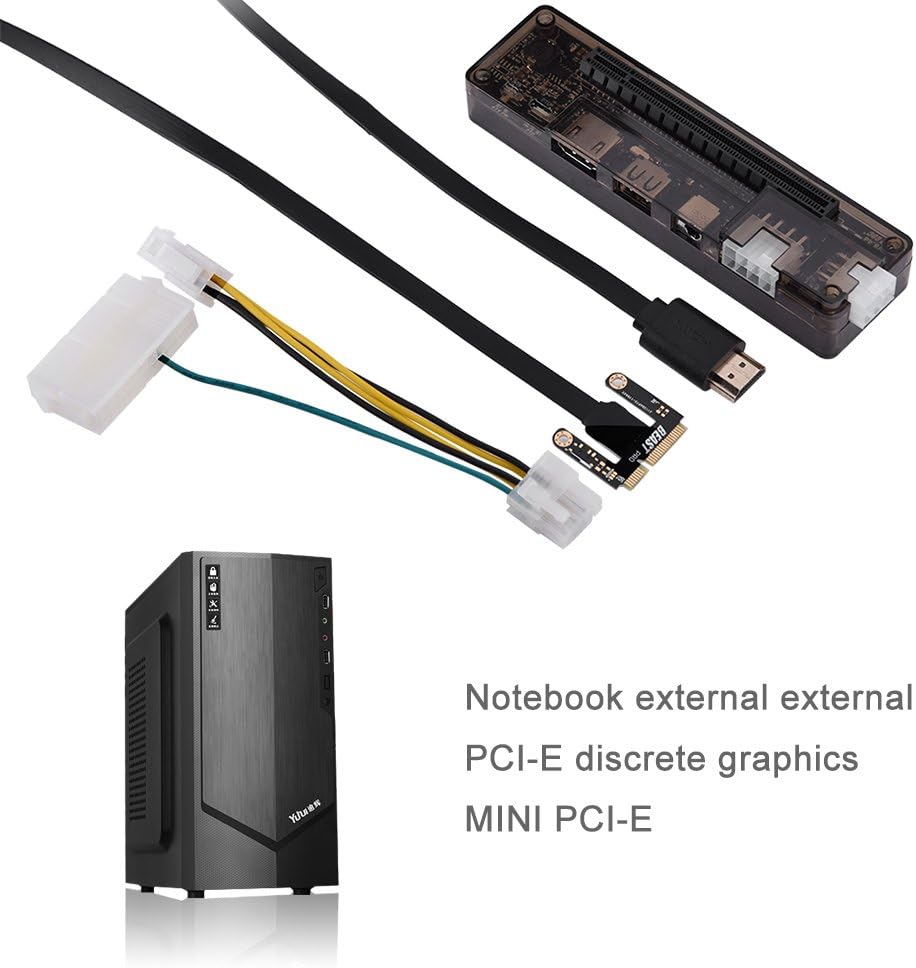 External PCI-E Graphics Card Dock 220W DC 12V L5191