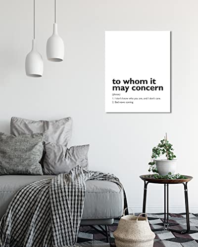 11x14 unframed typography wall art L46034