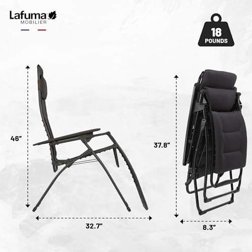 Extra Large Padded Folding Outdoor Reclining Chair X963609