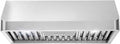 Stainless Steel Under Cabinet Range Hood with Push Button Controls, Permanent Filters, LED Lights U747