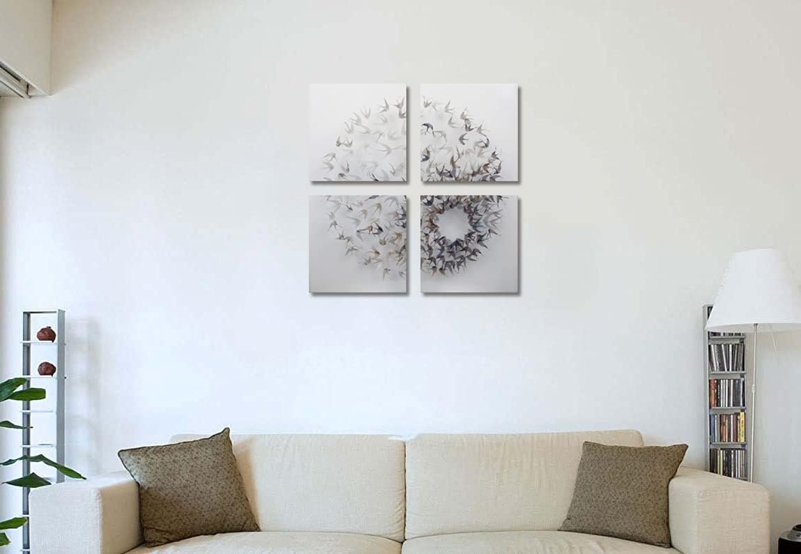 Abstract Fish Canvas Wall Art 30x30 inch R783987