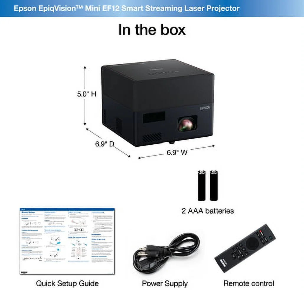 Restored 3LCD Portable Projector, Black C243