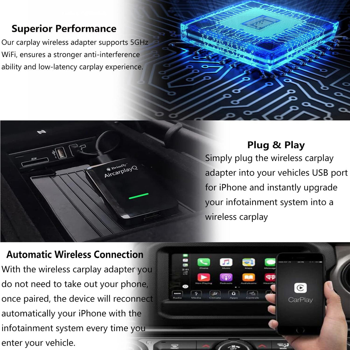 Wireless CarPlay Adapter C747