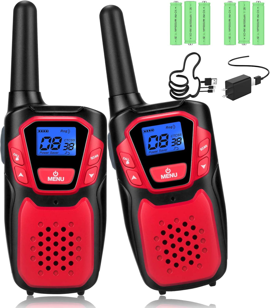 Rechargeable 4 Pack Long Range Two Way Radio U283041
