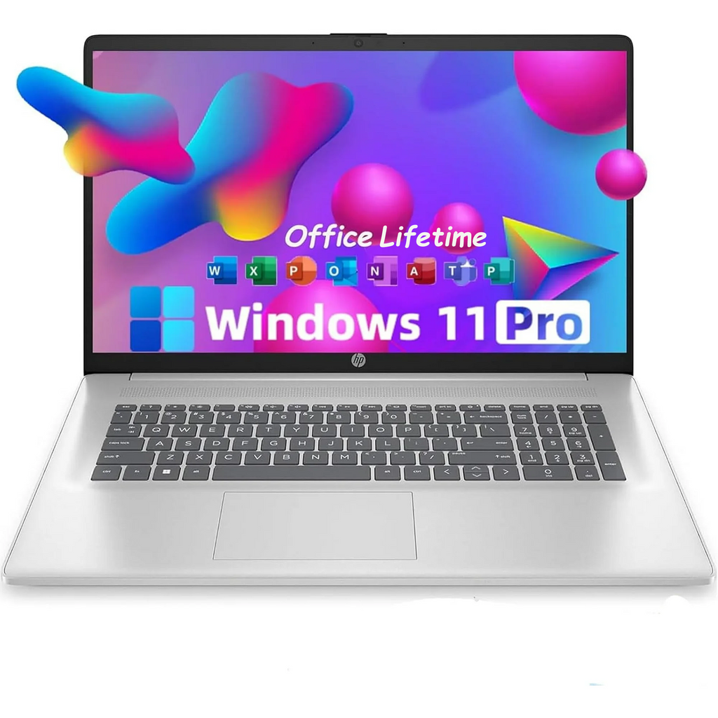 17.3" FHD Laptop with AMD Ryzen 5 7430U, 32GB RAM, 1TB SSD, Windows 11 Pro K906382