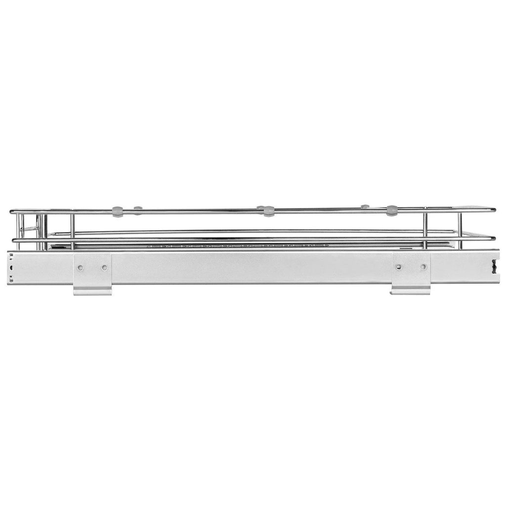 Chrome Steel Pull Out Cabinet Organizer with Slide Out Shelves O47615