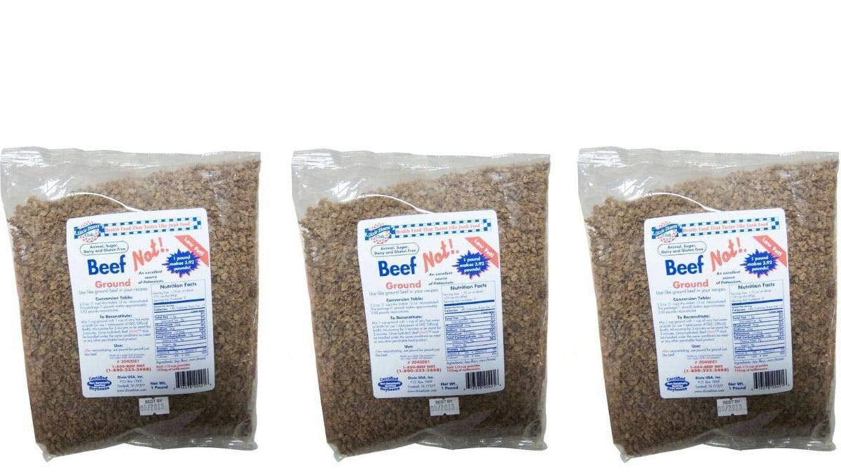 Beef (Not!) Ground 1 lb. bag Pack of 3 O4322