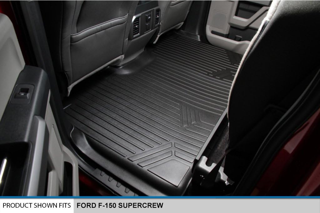 Custom Fit Floor Mats 2 Row Liner Set Black R54536