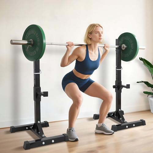 Adjustable Steel Squat Rack Pair 41"-66" N992