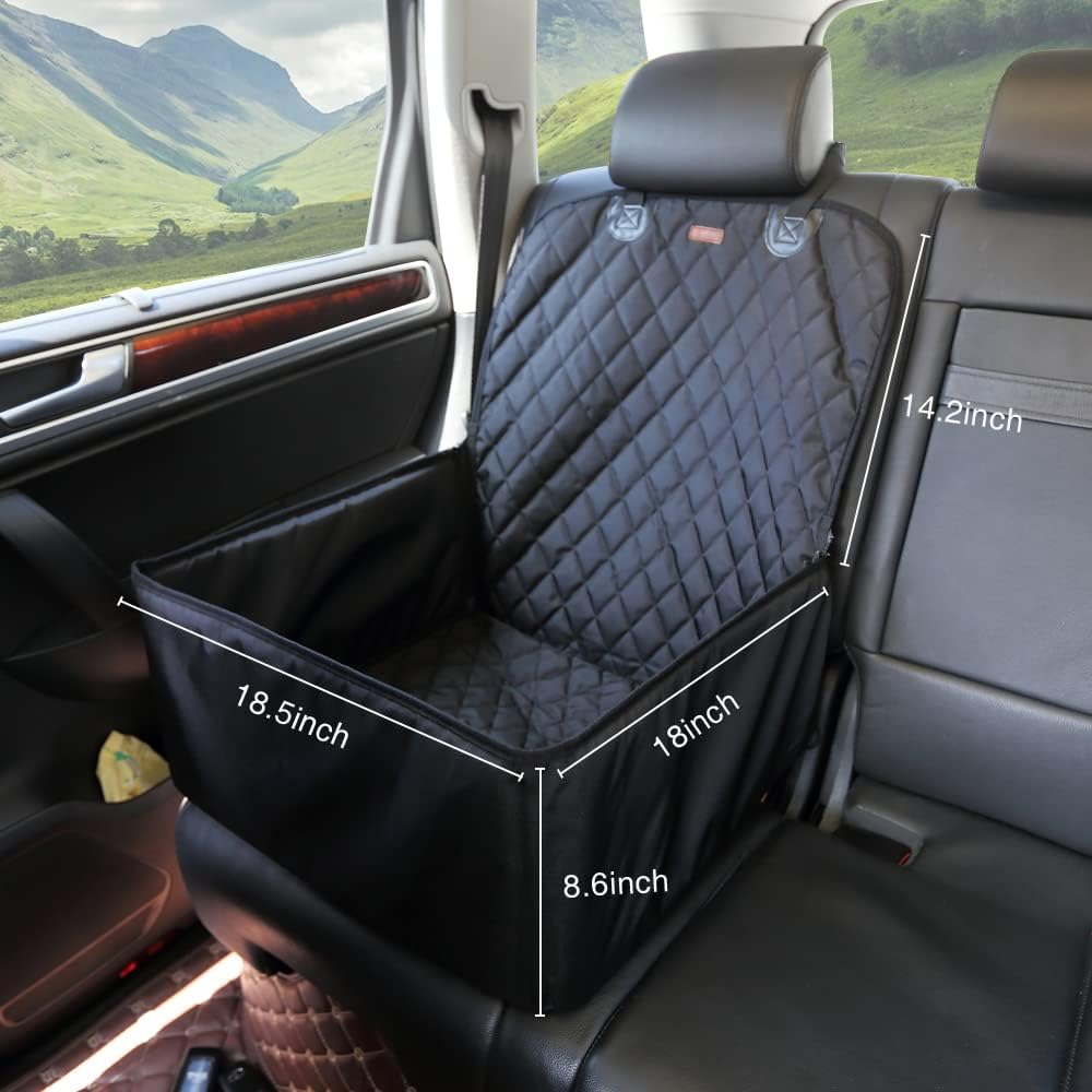 2-in-1 Waterproof Dog Car Seat Cover Pet Car Hammock L470447