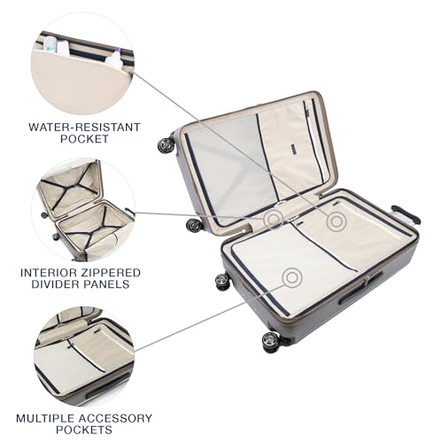 Compact Carry on 20-Inch Hard Shell Polycarbonate Suitcase P4901
