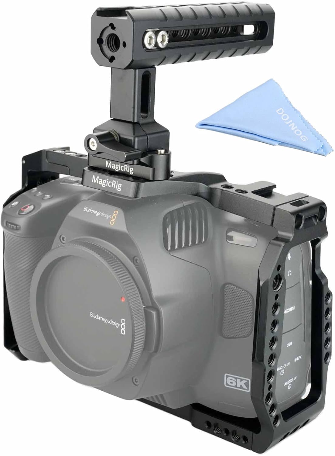 Camera Full Cage with NATO Rail, NATO Top Handle, T5 SSD Mount H2449