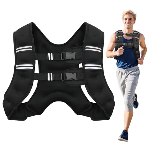 Weighted Vest with Reflective Stripe, Size Adjustable J25759