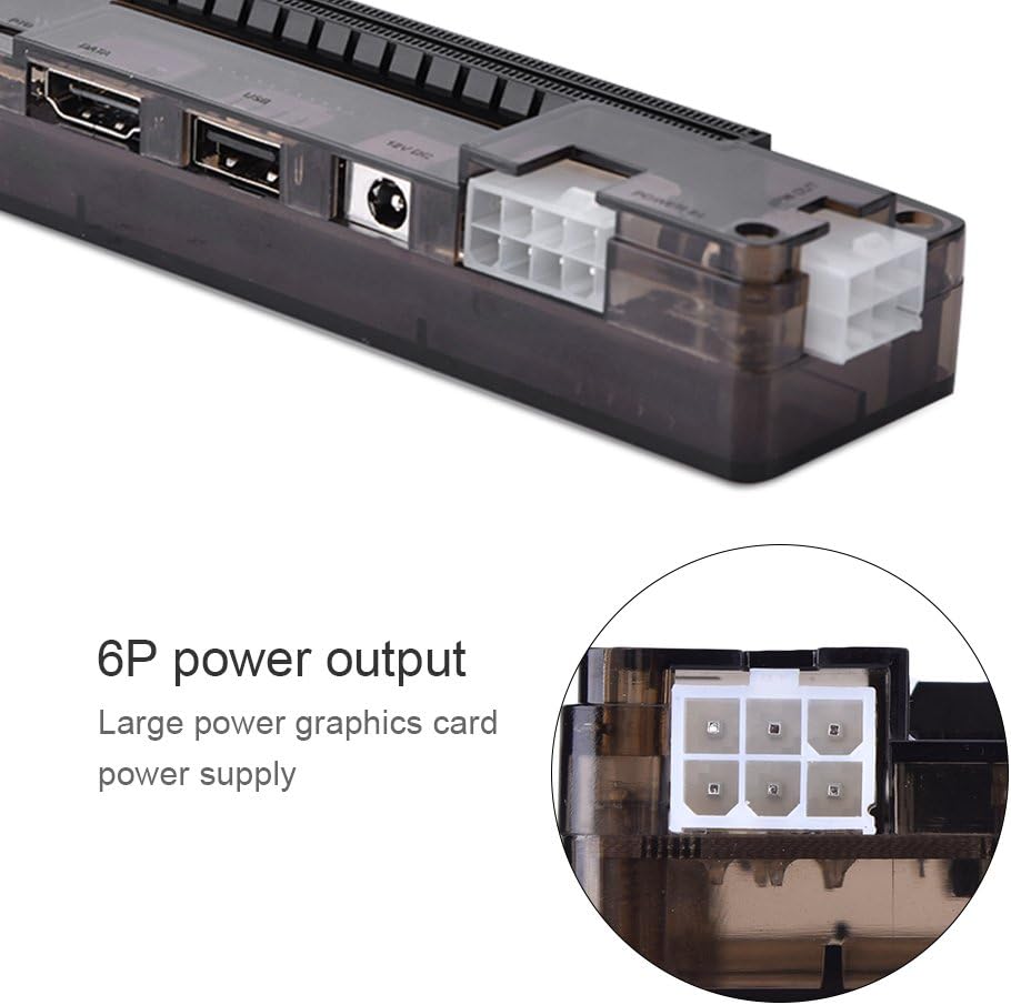 External PCI-E Graphics Card Dock 220W DC 12V L5191