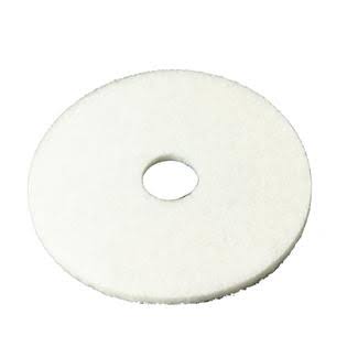 White Super Polish Pad 16x22 Floor Pad Case of 5 X9023