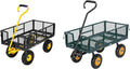 Heavy Duty Mesh Steel Garden Cart with Removable Sides L93285