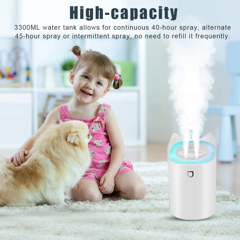 3L Cool Mist Humidifier with 2 Nozzle I340811