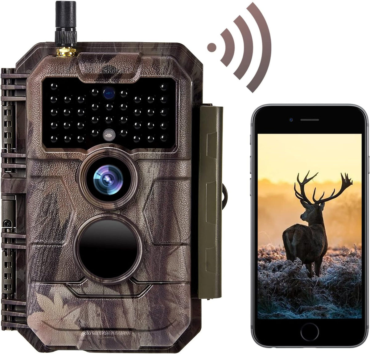 Wireless 32MP 1296P Trail Camera with Night Vision F72721