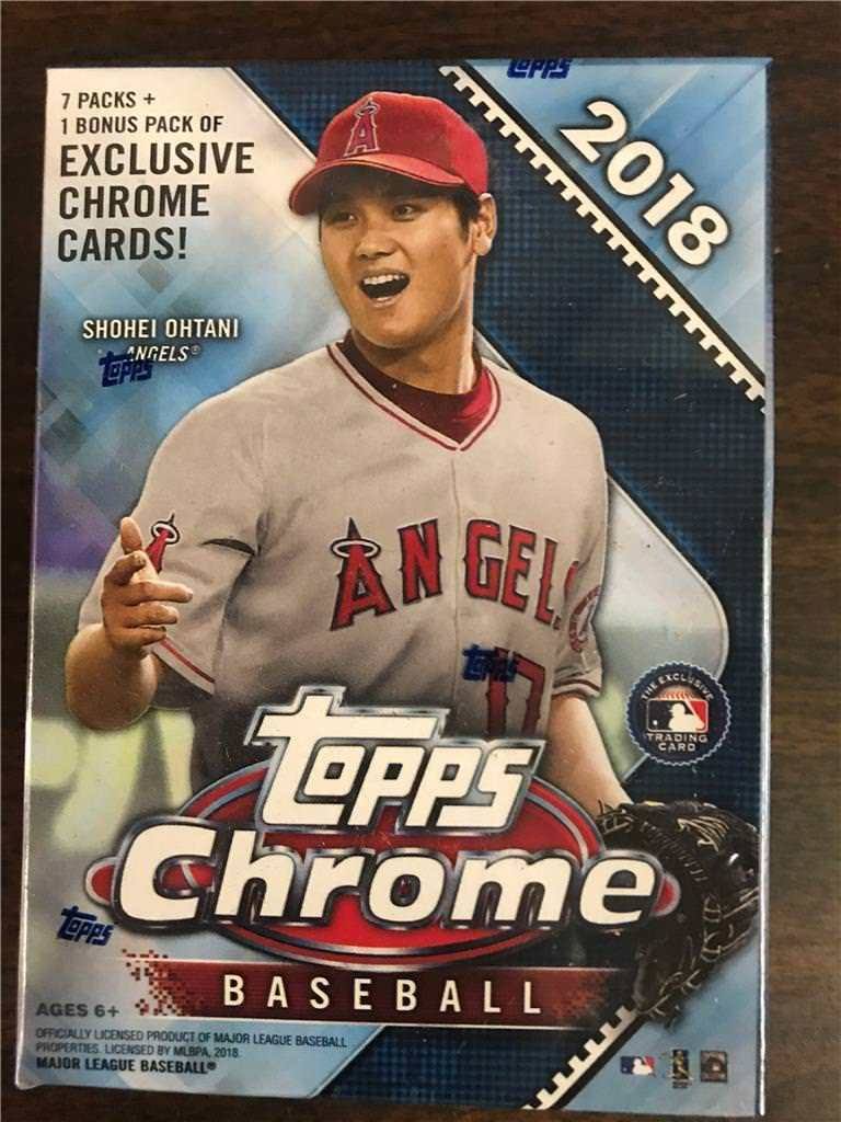2018 Topps Chrome Baseball Blaster Box D3524