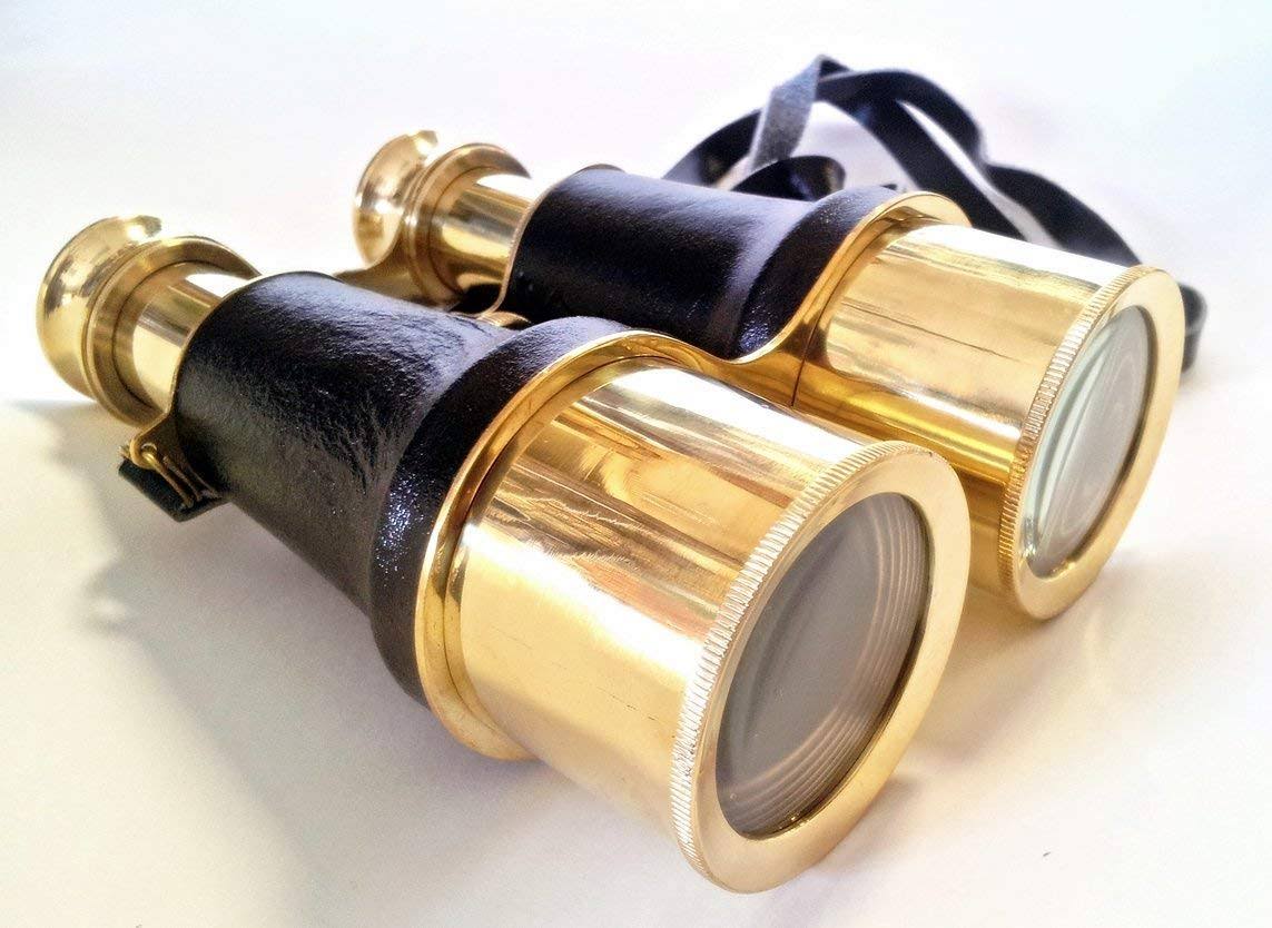Brass Leather 6x22 Binoculars Q150