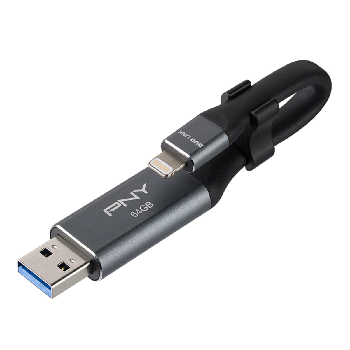 64GB USB 3.0 OTG Flash Drive Metal Gray K827609