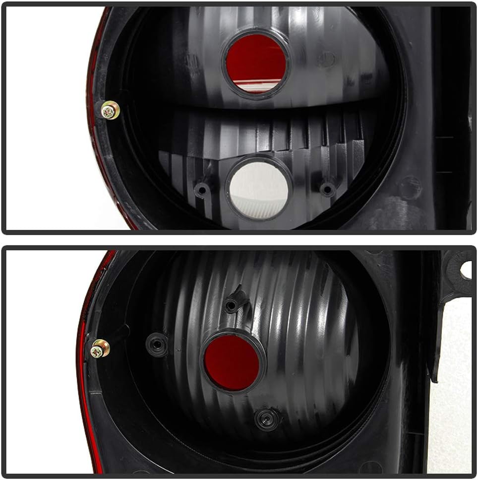 Red Smoke Tail Lights Brake Lamps Left+Right C44115