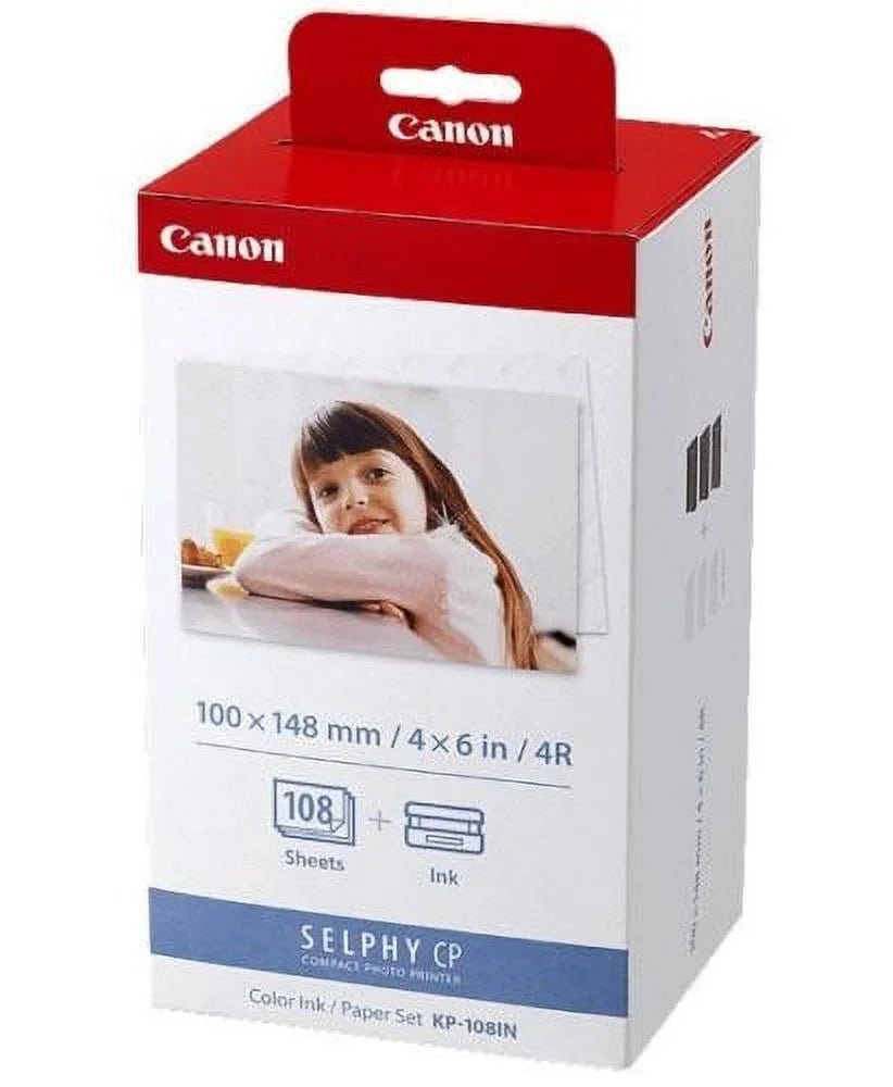 Black Compact Photo Printer with Air Print and Mopria Device Printing P639178