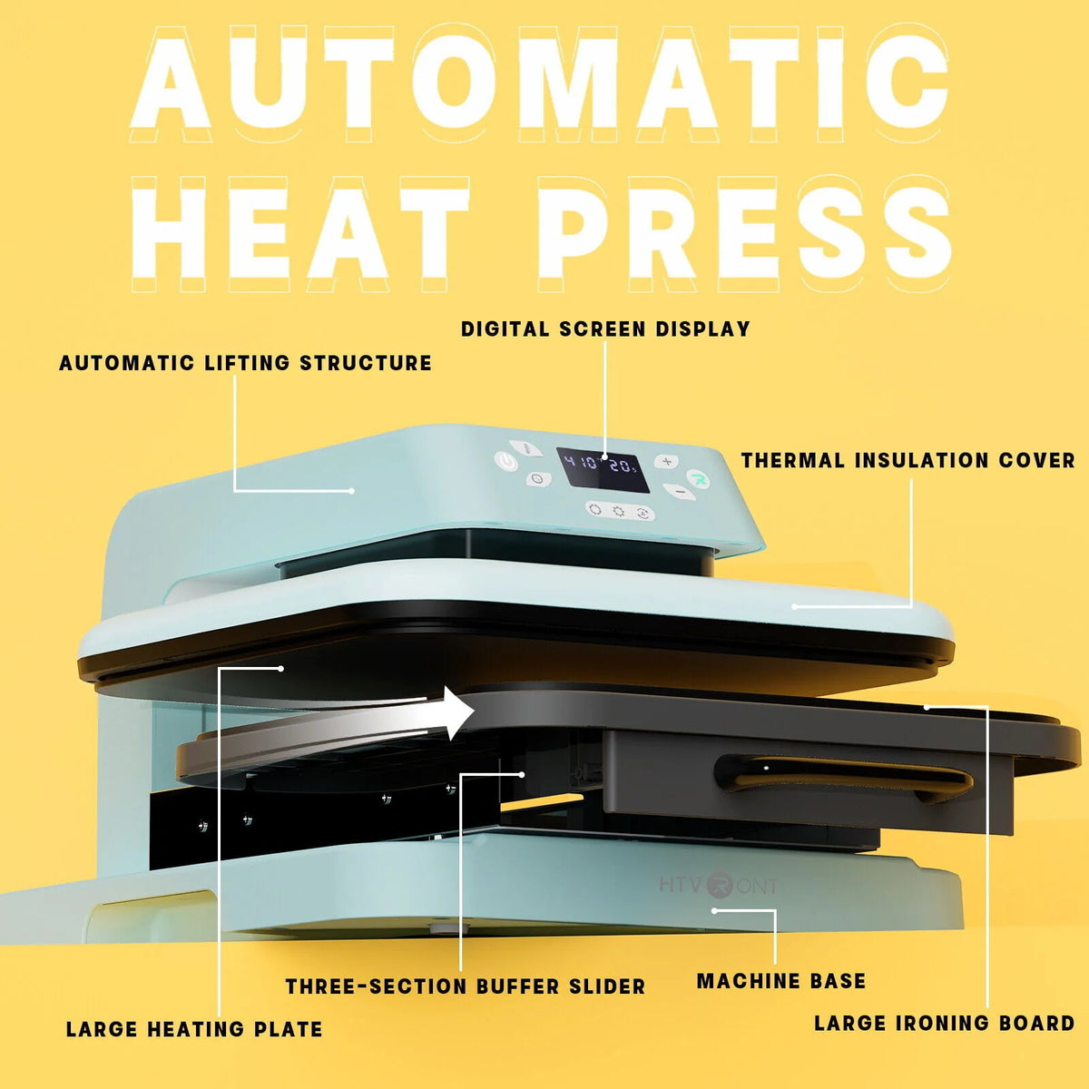 Blue Auto Heat Press Machine D568996