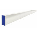 Reinforced Aluminum H Screed with Plastic End Cap S2794