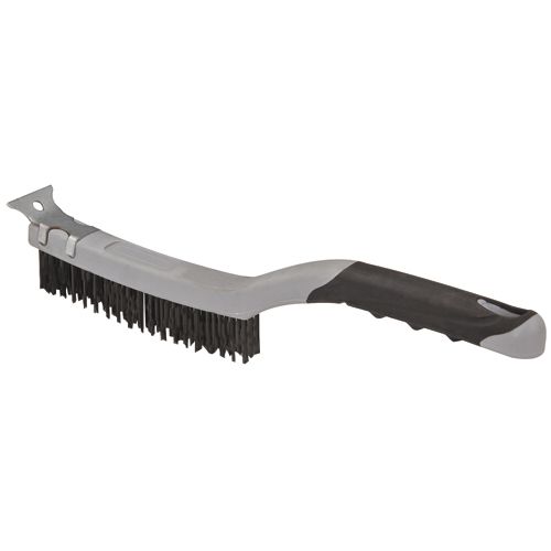 Carbon Steel Brush with Scraper I65943