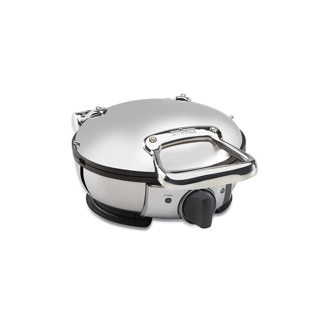 Stainless Steel Round Waffle Maker with 7 Browning D48940