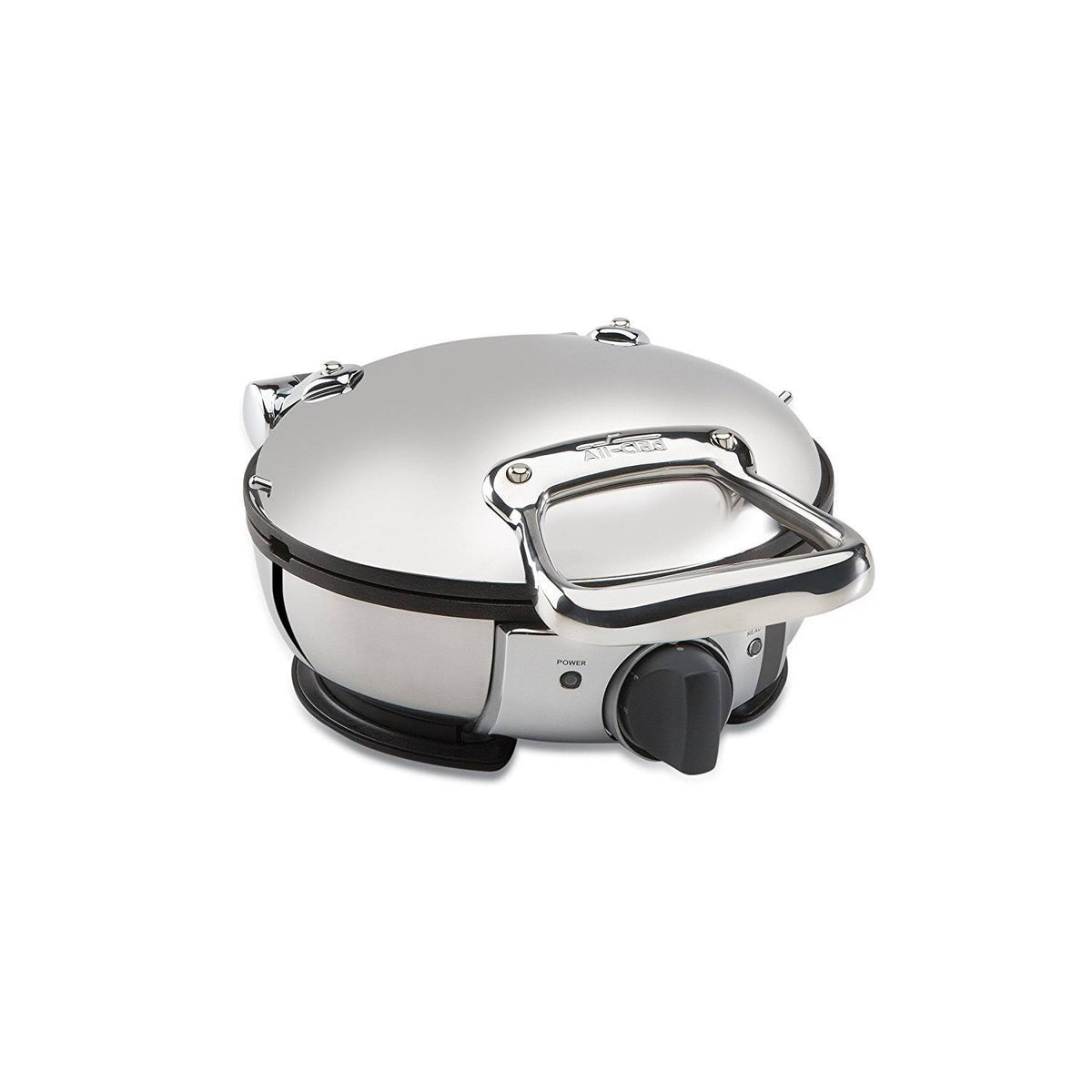 Stainless Steel Round Waffle Maker with 7 Browning D48940