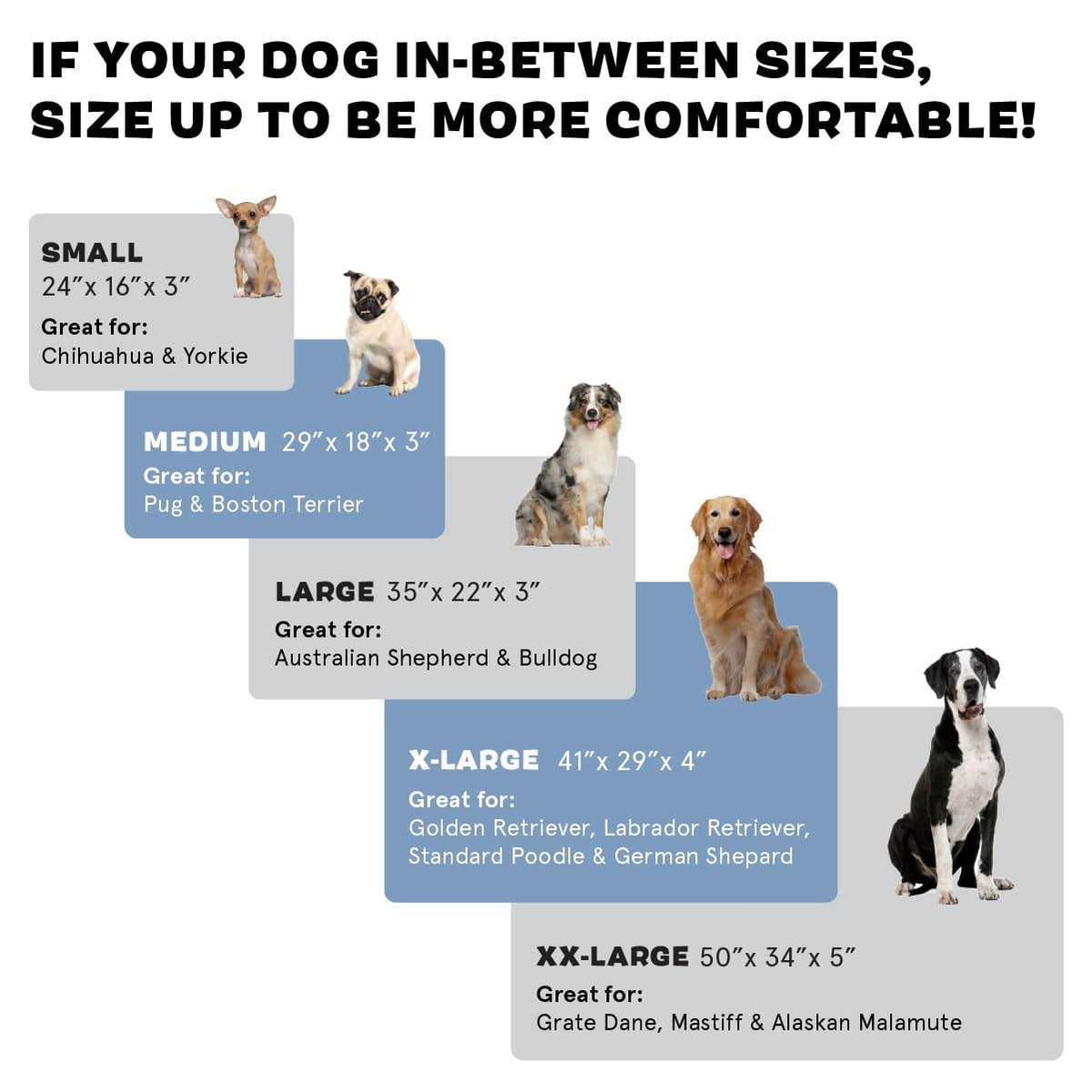 Memory Foam Platform Dog Bed Plush Mattress Q668