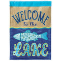 Welcome to the Lake Polyester Flag S899739