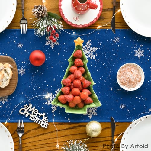 Red Snowman Winter Table Runner 13x72 Inch N1906