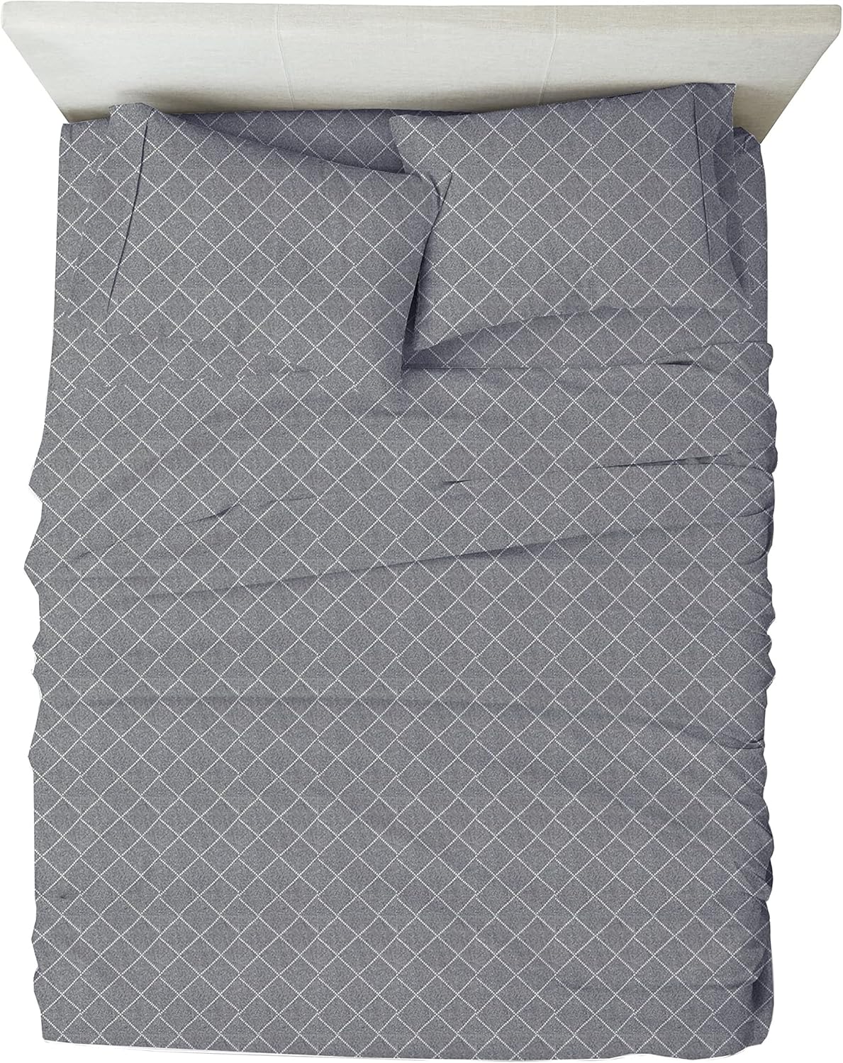 Ivory California King Size 4 Pcs Bed Sheets Set T70419