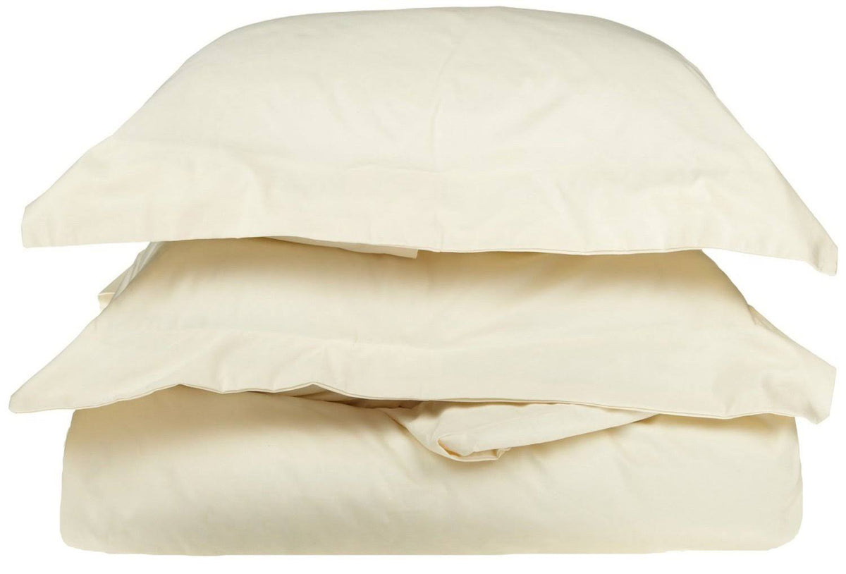 300 Thread Count Cotton Solid Duvet Cover Set King/California King W39019